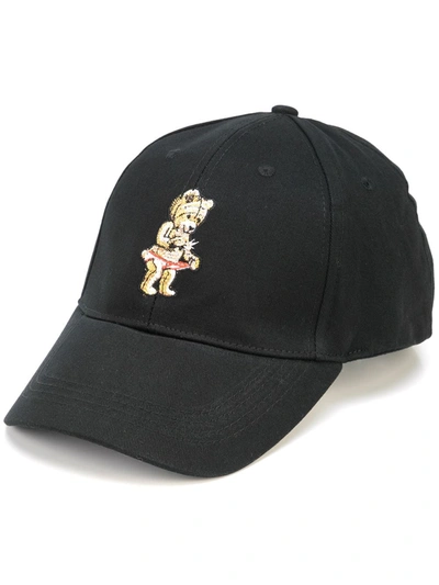Shop Domrebel Snap Embroidered Baseball Cap In Black