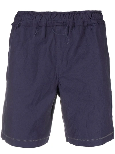 Shop Ader Error Elasticated Waistband Track Shorts In Purple