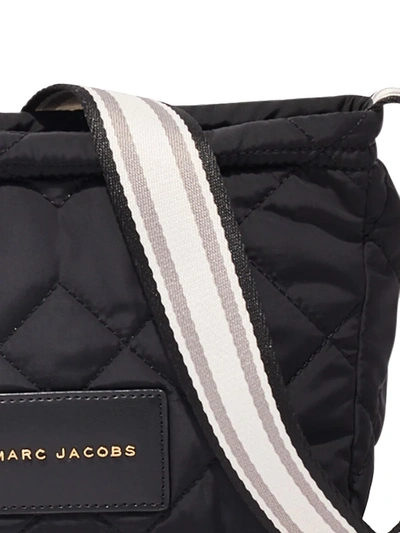 Shop Marc Jacobs Quilted Messenger Bag In Brown