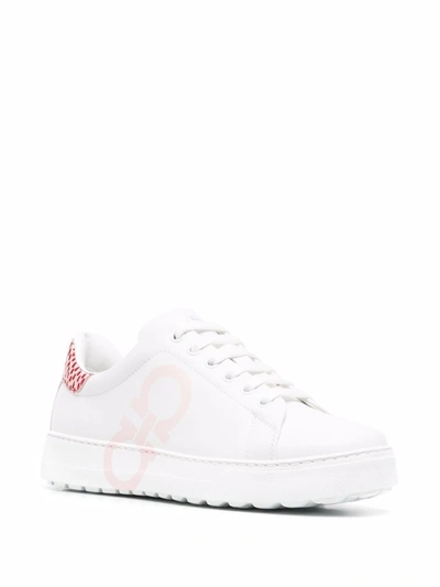 Shop Ferragamo Salvatore  Sneakers White