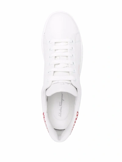 Shop Ferragamo Salvatore  Sneakers White