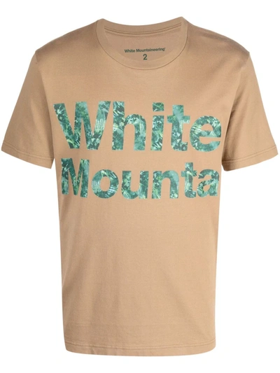 Shop White Mountaineering Forest Logo-print Cotton T-shirt In 中性色
