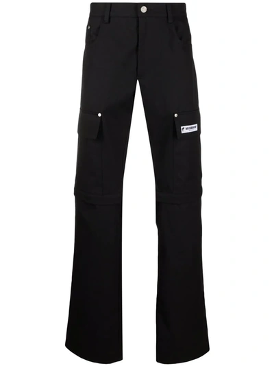 Misbhv Black 2-in-1 Cargo Pants In Schwarz