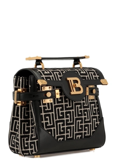 Shop Balmain Bags.. Black In Ivoire / Noir