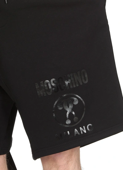 Shop Moschino Shorts Black