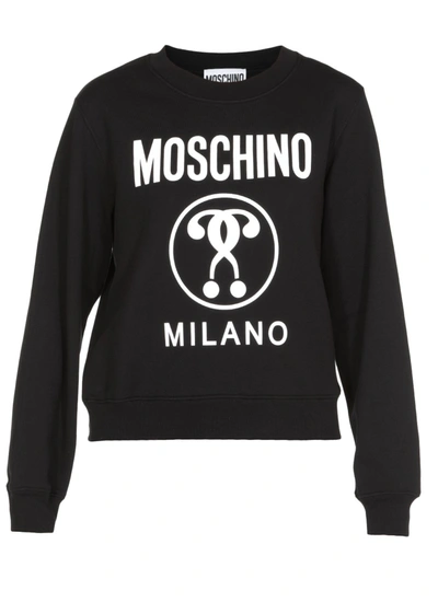 Shop Moschino Sweaters Black In Fantasia Nero