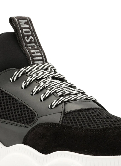 Shop Moschino Sneakers Black