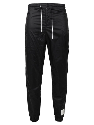 Shop Thom Browne Drawstring Flyweight Ripstop Track Pants In Blue