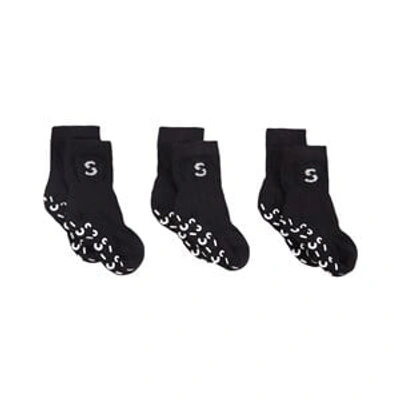 Shop Stuckies ® 3-pack Black Socks