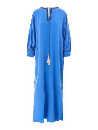 Shop Max Mara Ocroma Dress In Blue