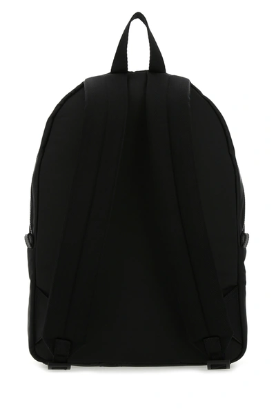 Alexander Mcqueen Black Graffiti Metropolitan Printed Backpack