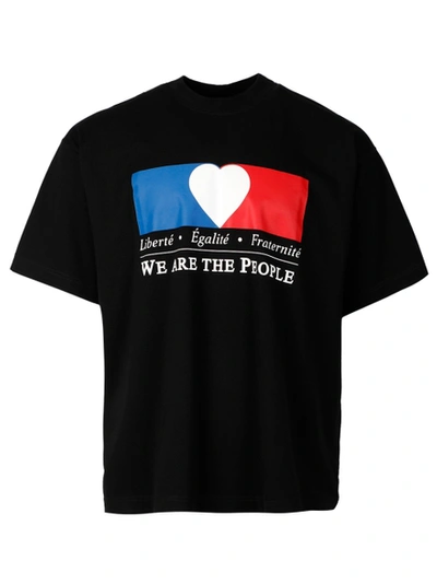 Shop Vetements We Are The People T-shirt Black