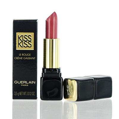 Shop Guerlain / Kiss Kiss Creamy Satin Finish Lipstick (364) Pinky Groove 0.12 oz In Beige,black,pink