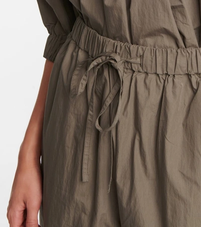 Shop Co Essentials Tton-blend Cropped Pants In 棕色