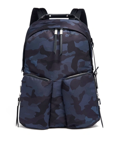 Shop Tumi Meadow Backpack In Navy Camouflage