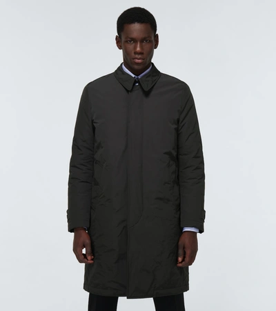 Shop Tom Ford Technical Padded Raincoat In Black