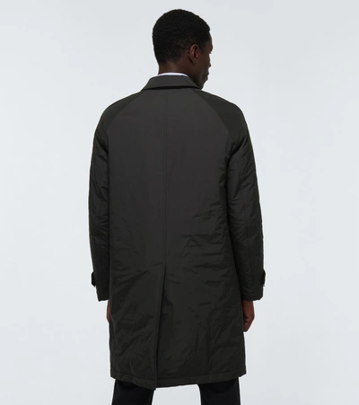 Shop Tom Ford Technical Padded Raincoat In Black