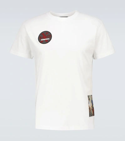 Shop Raf Simons Graphic Short-sleeved T-shirt In White