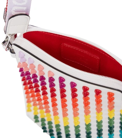 Christian Louboutin Loubilab Phone Pouch Crossbody Bag In White