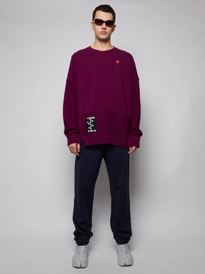 21SS RAF SIMONS Oversized reversed braid-