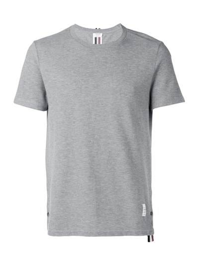Shop Thom Browne Relaxed-fit Short Sleeve T-shirt, In Grey