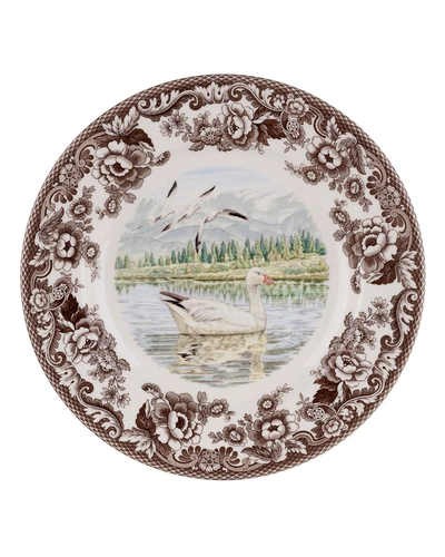 Shop Spode Woodland Snow Goose Dinner Plate