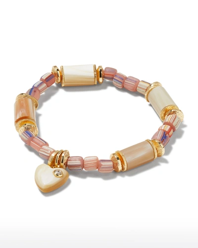 Shop Akola Jasmine Horn Heart Charm Bracelet