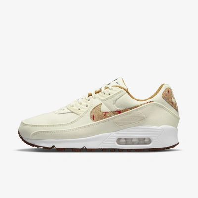 Shop Nike Air Max 90 Se Women's Shoes In Sail,white,volt,wheat