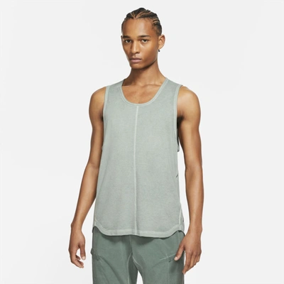 Nike Yoga Dri-fit Men's Tank In Galactic Jade