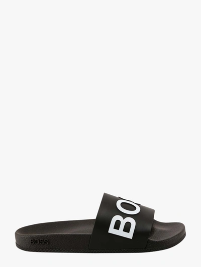 Shop Hugo Boss Sandals In Black