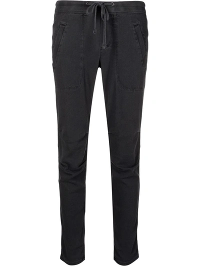 James Perse Fleece Pull On Sweatpants In Grey