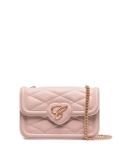 Shop Chopard Happy Hearts Crossbody Bag In Pink