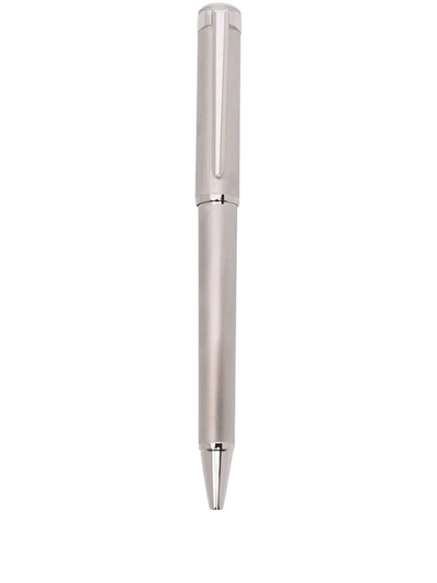 Shop Chopard Alpine Eagle Ballpoint Pen In Silver