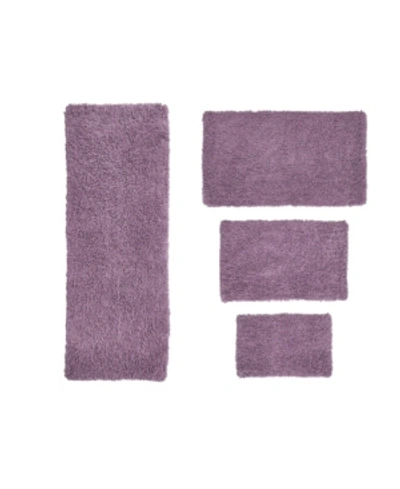 Shop Home Weavers Fantasia 4-pc. Bath Rug Set In Purple