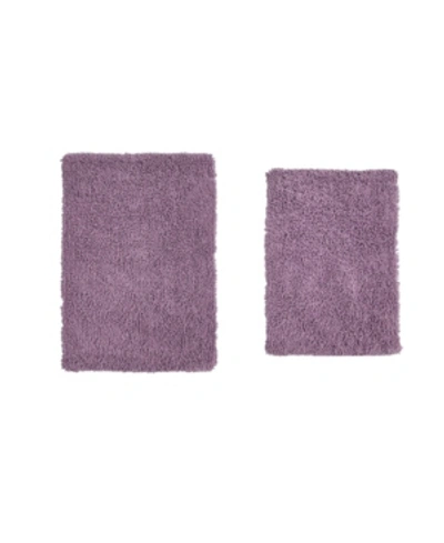 Shop Home Weavers Fantasia 2-pc. Bath Rug Set In Purple