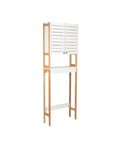 Shop Neu Home 3 Shelf Over The Toilet Bamboo Space Saver Cabinet In White
