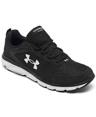 Shop Under Armour Men's Charged Assert 9 Running Sneakers From Finish Line In Black