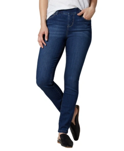 Shop Jag Women's Bryn Skinny Jeans In Mid Indigo