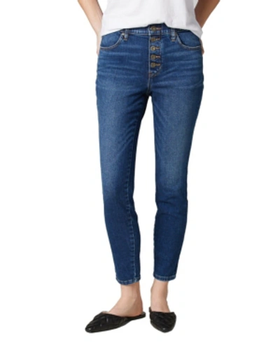 Shop Jag Jeans Women's Valentina Pull On Skinny Jeans In Tribeca Blue