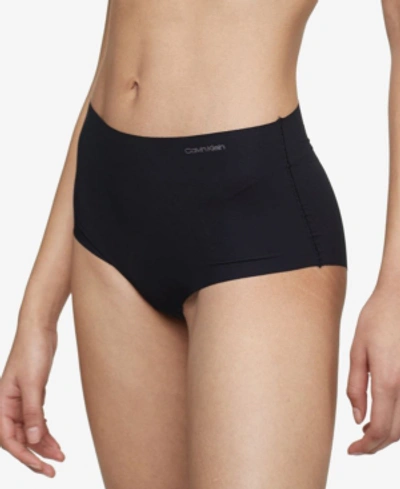 Shop Calvin Klein Women's Invisibles Modern Brief Underwear Qd3865 In Black