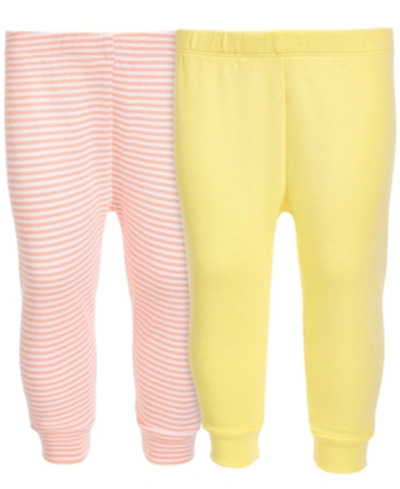 Shop First Impressions Baby Boys & Girls 2-pc Cotton Jogger Pants Set, Created For Macy's In Sunny Yellow