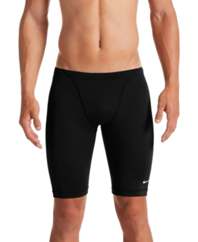 Shop Nike Men's Poly Solid Jammer In Black