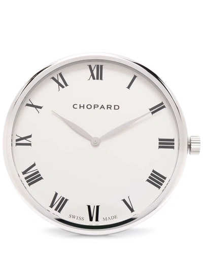 Shop Chopard Classic Table Clock In Silver