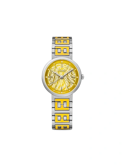 Shop Fendi Forever Vertigo 29mm In Weiss