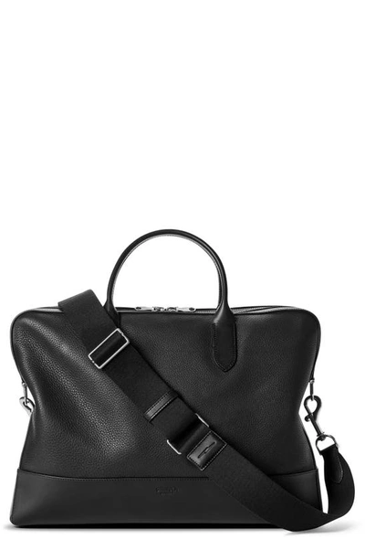 Shop Shinola Canfield Weekday Leather Briefcase In Black