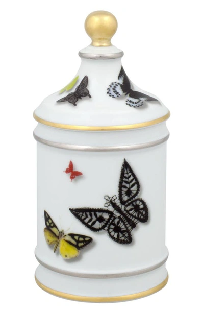 Shop Christian Lacroix Butterfly Parade Sugar Bowl In Multi