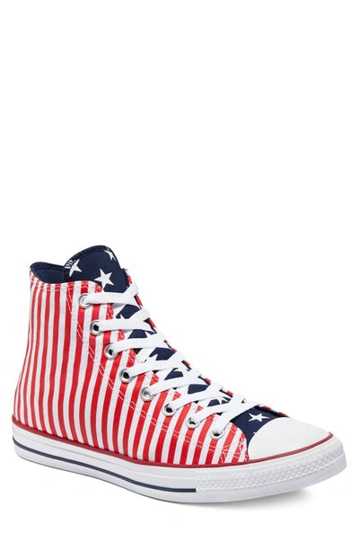 Shop Converse Chuck Taylor All Star High Top Sneaker In White/midnight Navy/university