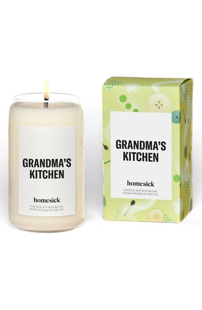 Shop Homesick Grandma's Kitchen Candle In White