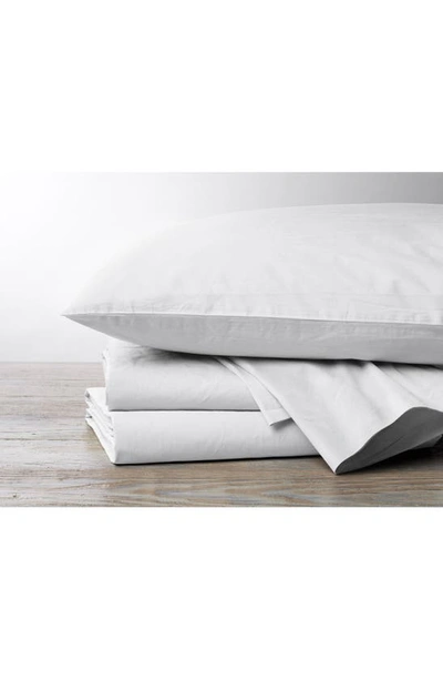 Shop Coyuchi 300 Thread Count Organic Cotton Percale Sheet Set In Alpine White