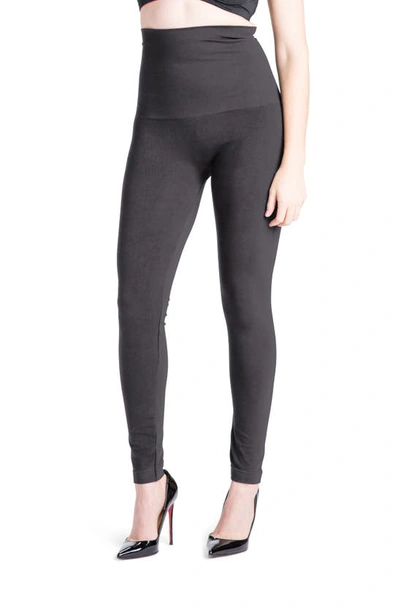 Shop Preggo Leggings Snapback Postpartum Leggings In Charcoal